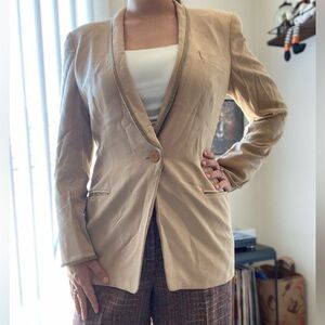 Vintage Giorgio Armani Le Collezioni Blazer 100% Wool Size 42/8